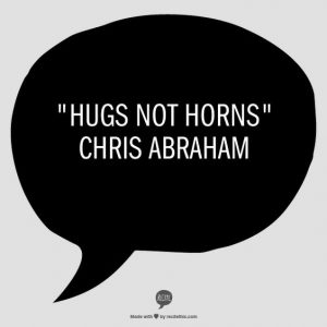 hugs not horns