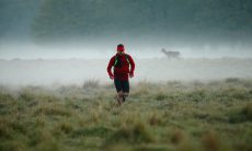 Slow and steady morning jog and jogging