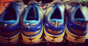 Numbered Hoka One One Bondi 3 maximalist running shoes owned by Chris Abraham on rnnr.us