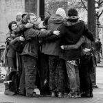 Your friends love you and want to give you a group hug