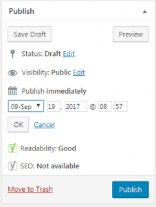 Choose your own date when you post old content on WordPress