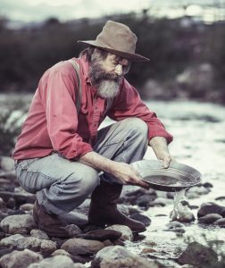 Panning for bitcoins